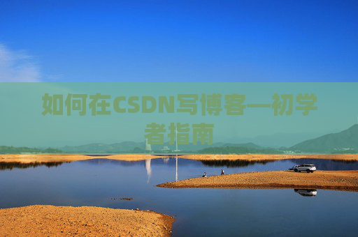如何在CSDN写博客—初学者指南